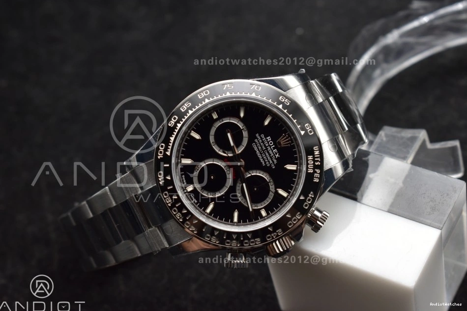 Steel Bracelet Edition on Black SS VSF Best 126500 Daytona Classic Dial 1:1 780 904L DD 0827